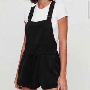 Black Aritzia Overalls